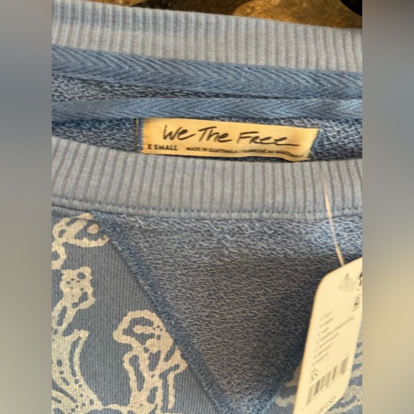 NWT We the Free Classic Oversized Crewneck Pullover - Picture 7 of 8